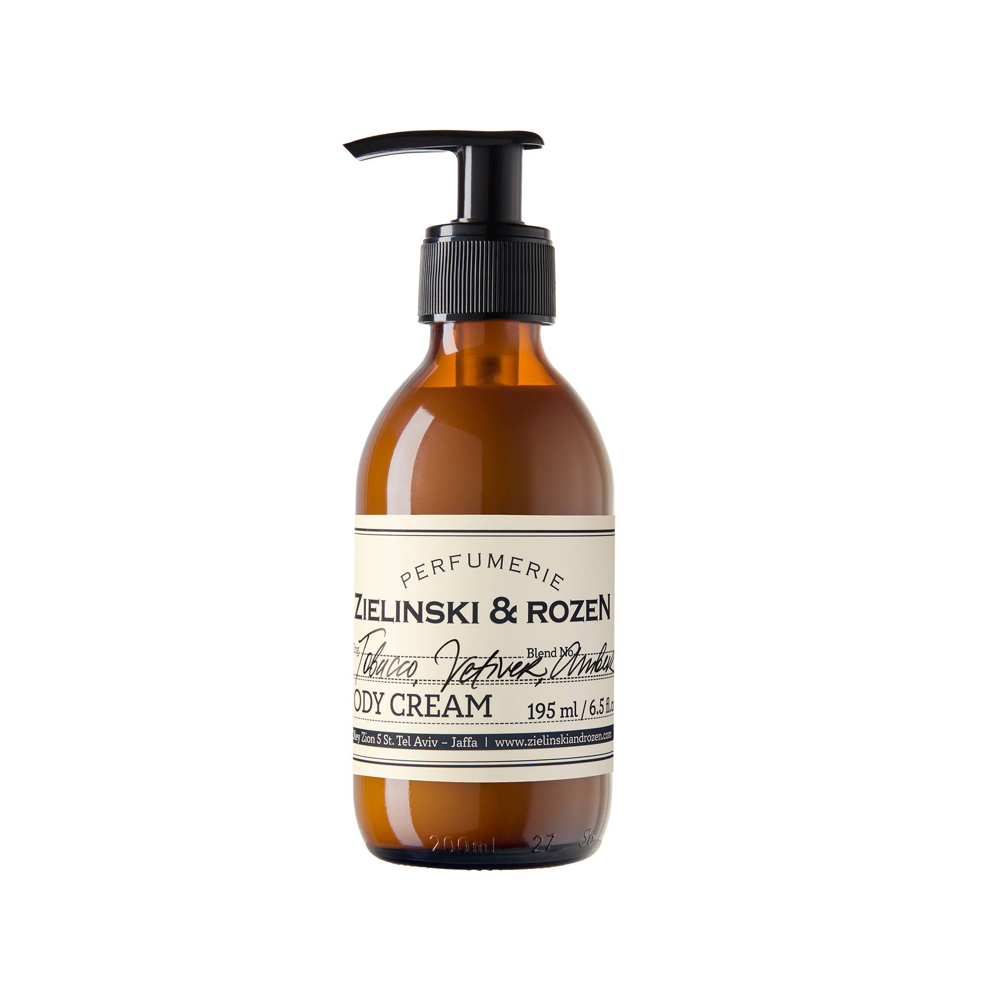Zielinski & Rozen - Body Cream - Tobacco, Vetiver, Amber