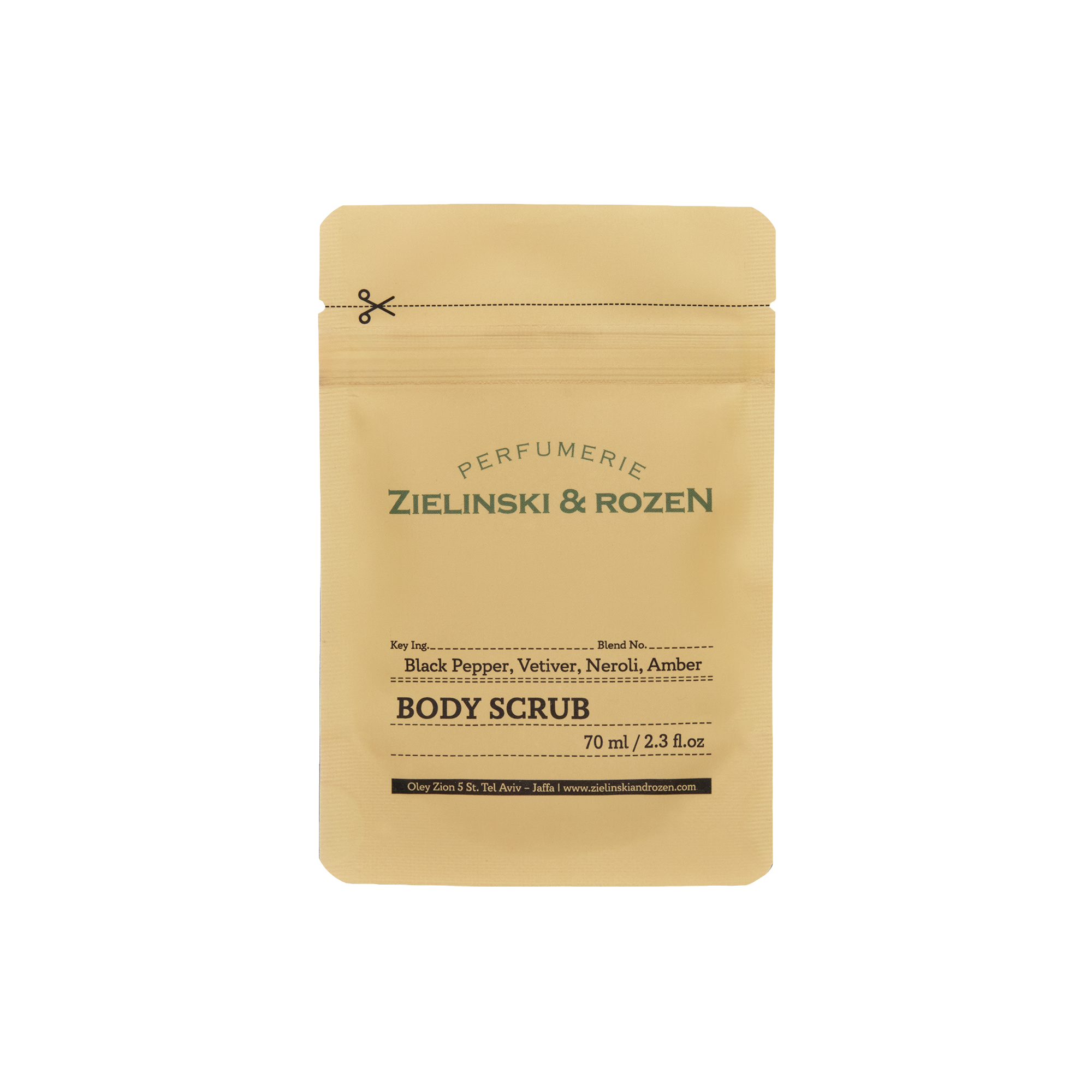 Zielinski & Rozen - Peeling - Badesalz Black Pepper, Vetiver, Neroli, Amber