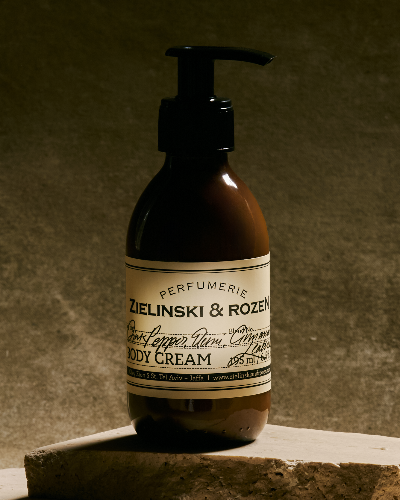 Zielinski & Rozen - Body Cream - Pink Pepper, Elemi, Cinnamon, Leather