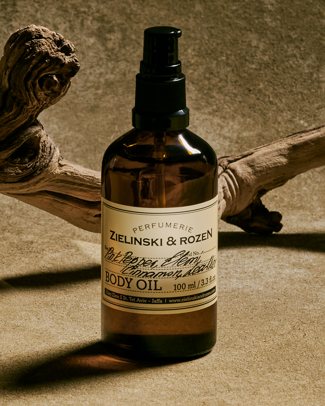 Zielinski & Rozen - Body Oil - Pink Pepper, Elemi, Cinnamon, Leather