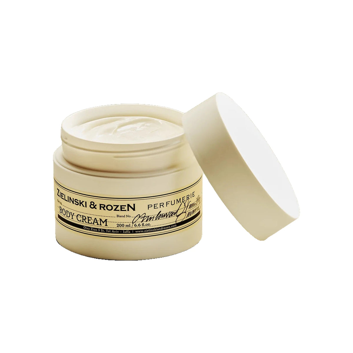 Zielinski & Rozen - Körpercreme - Amberwood, Vanilla, Davana - 200 ml