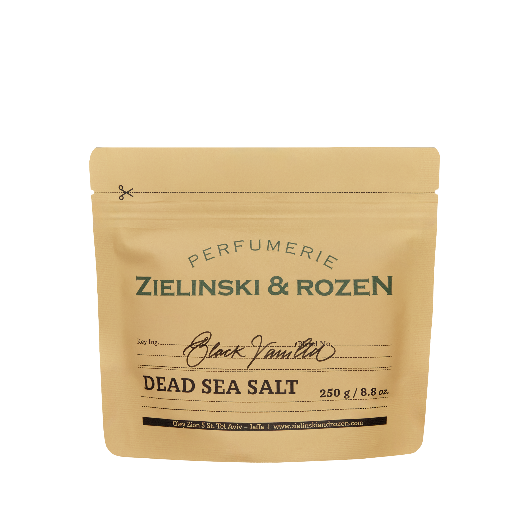 Zielinski & Rozen - Dead Sea Bath Salts - Black Vanilla
