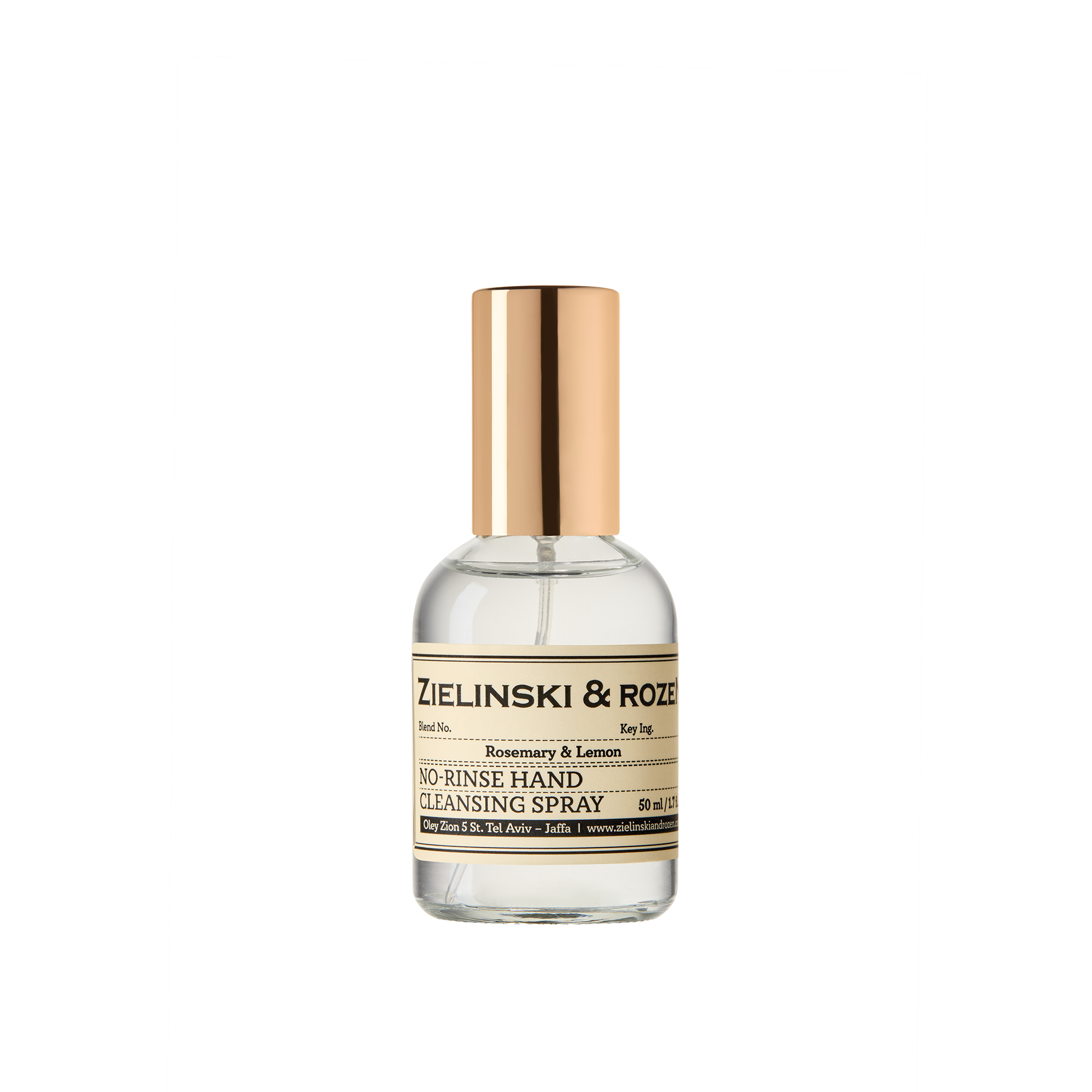 Zielinski & Rozen - Desinfektion Spray - Rosemary & Lemon - 50 ml