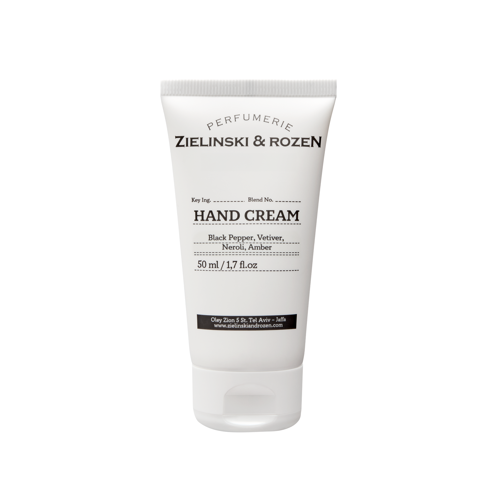 Zielinski & Rozen - Handcreme - Black Pepper, Vetiver, Neroli, Amber