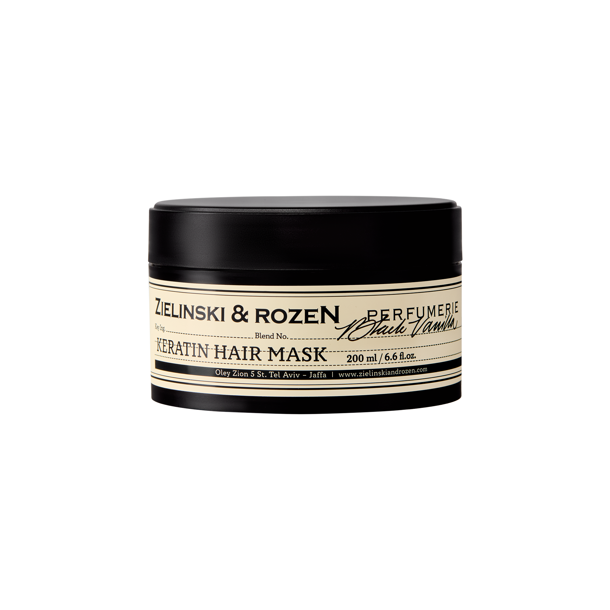 Zielinski & Rozen - Haarmaske Keratin - Black Vanilla