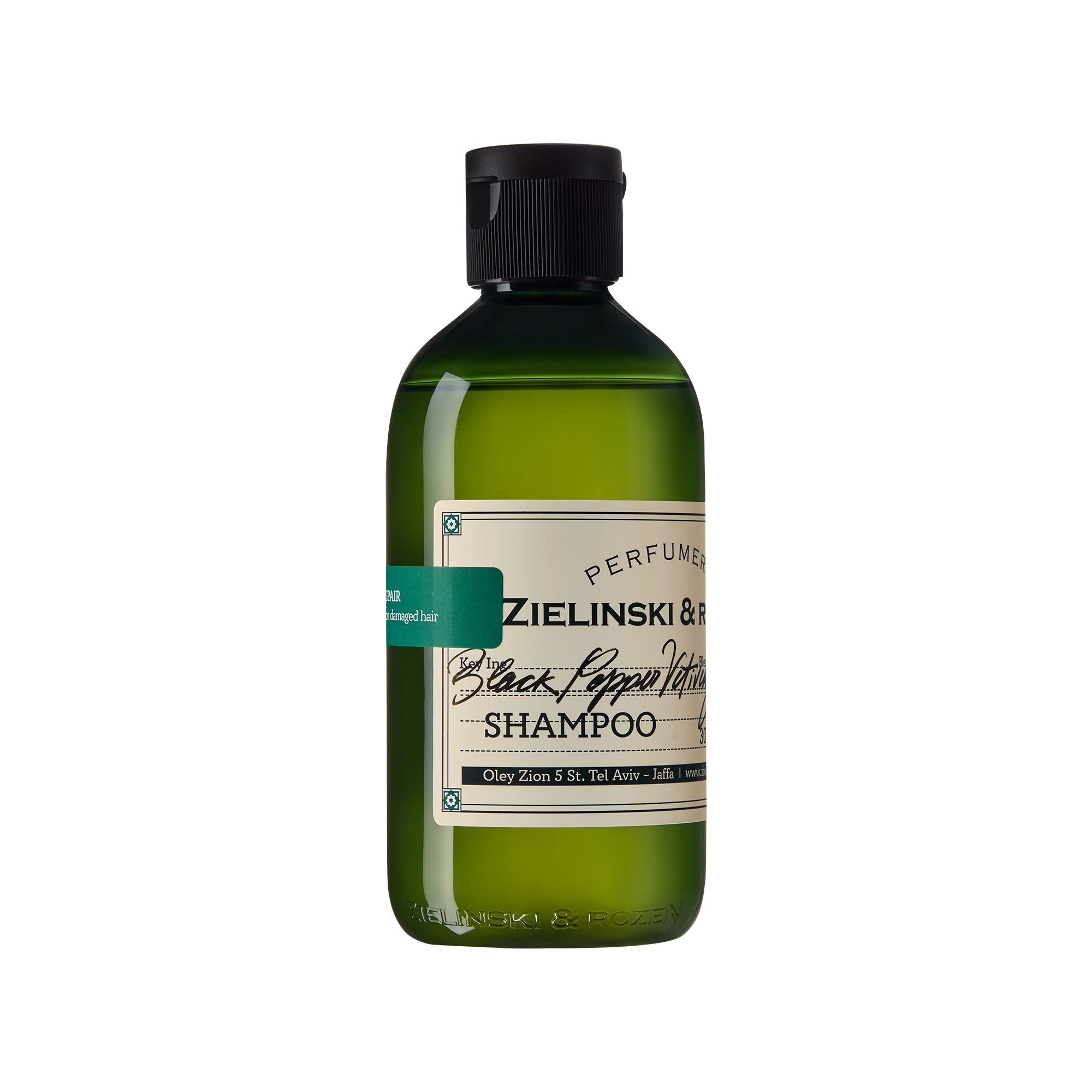 Zielinski & Rozen - Shampoo for damaged hair - Black pepper, Vetiver, Neroli, Amber