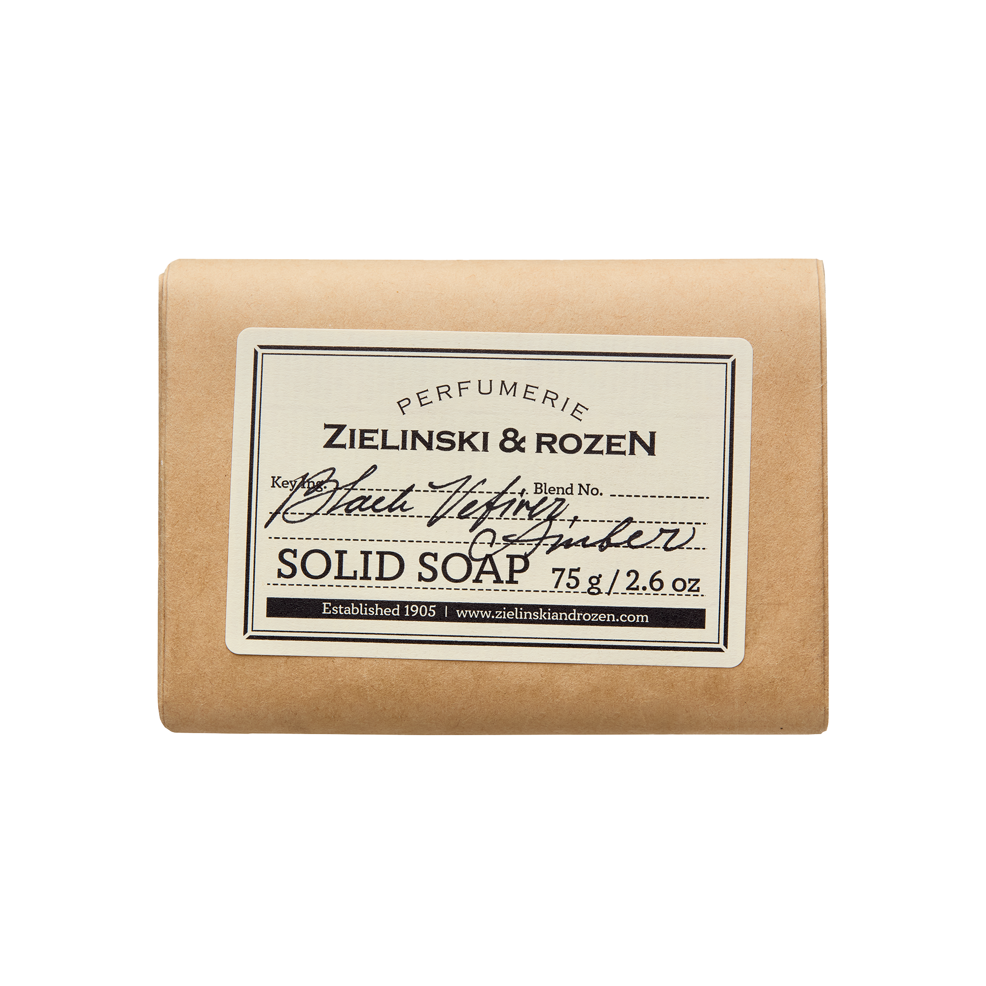 Zielinski & Rozen - Seife - Black Vetiver, Amber