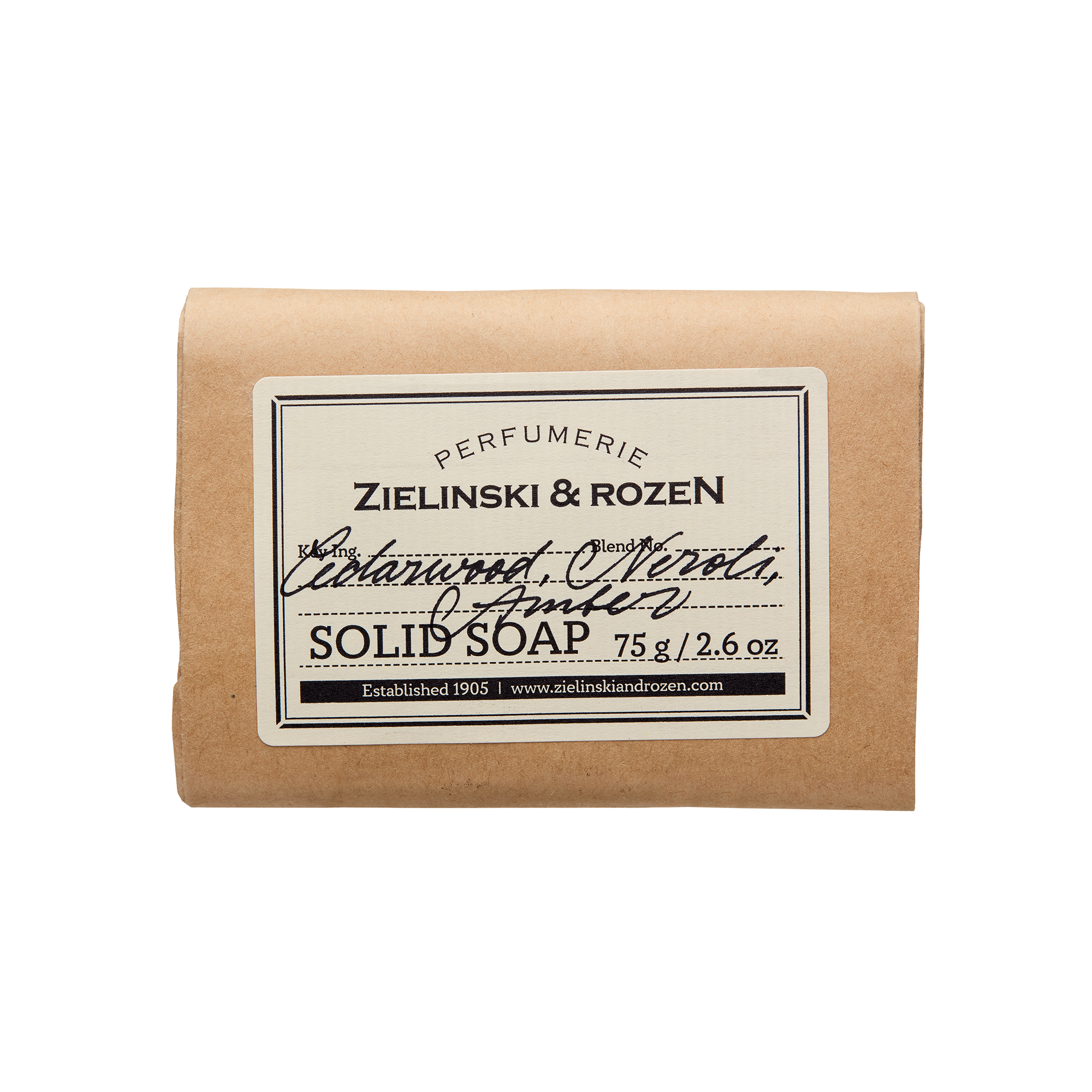 Zielinski & Rozen - Soap - Cedarwood, Neroli, Amber