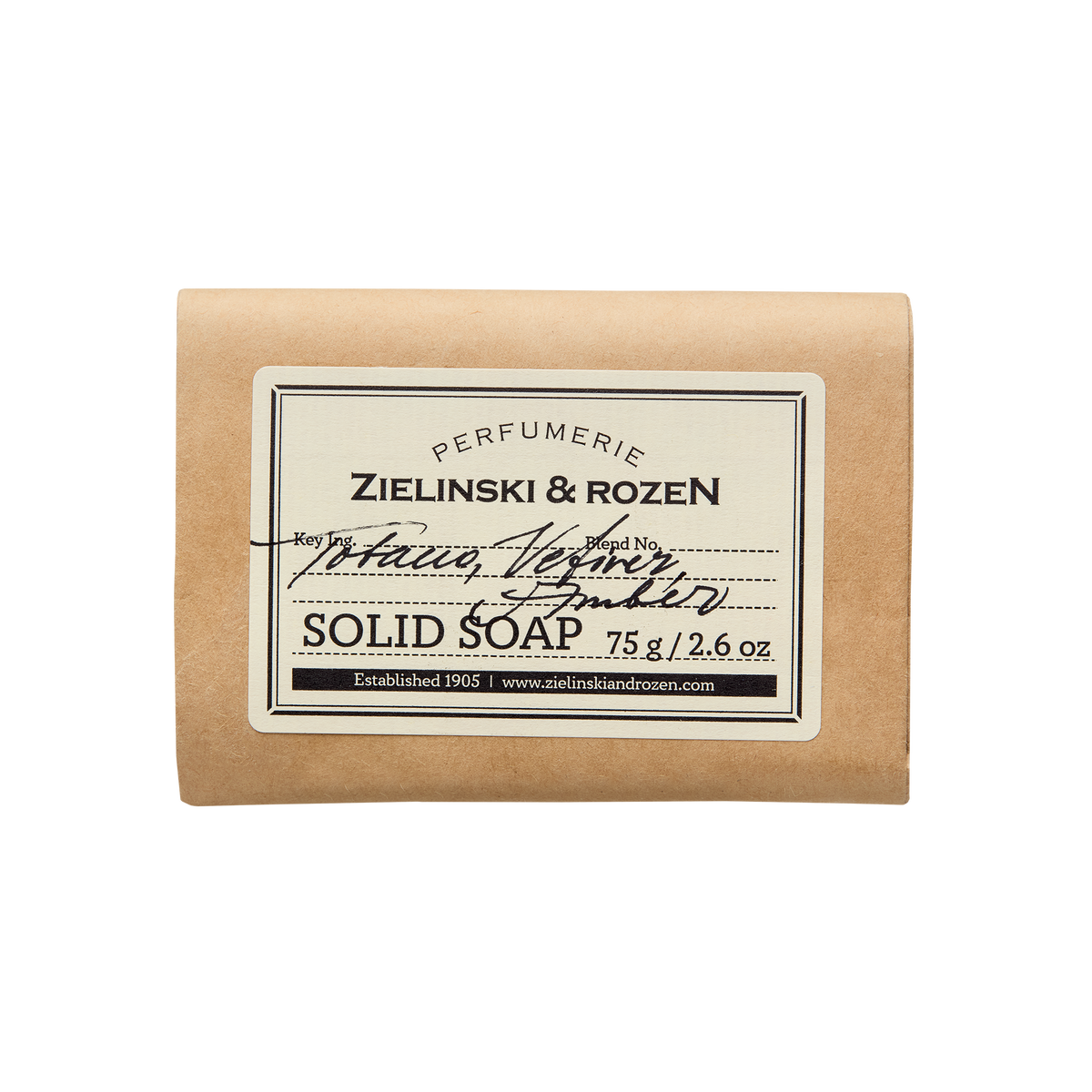 Zielinski & Rozen - Seife - Tobacco, Vetiver, Amber