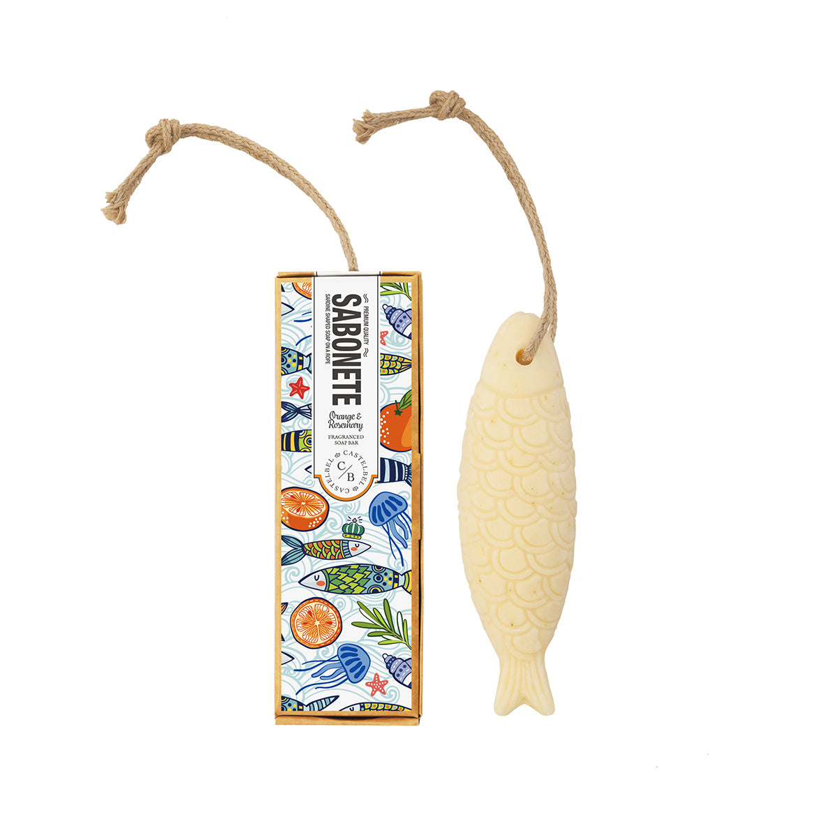 Castelbel - Sardine Orange-Rosemary-Sardine Soap 80g