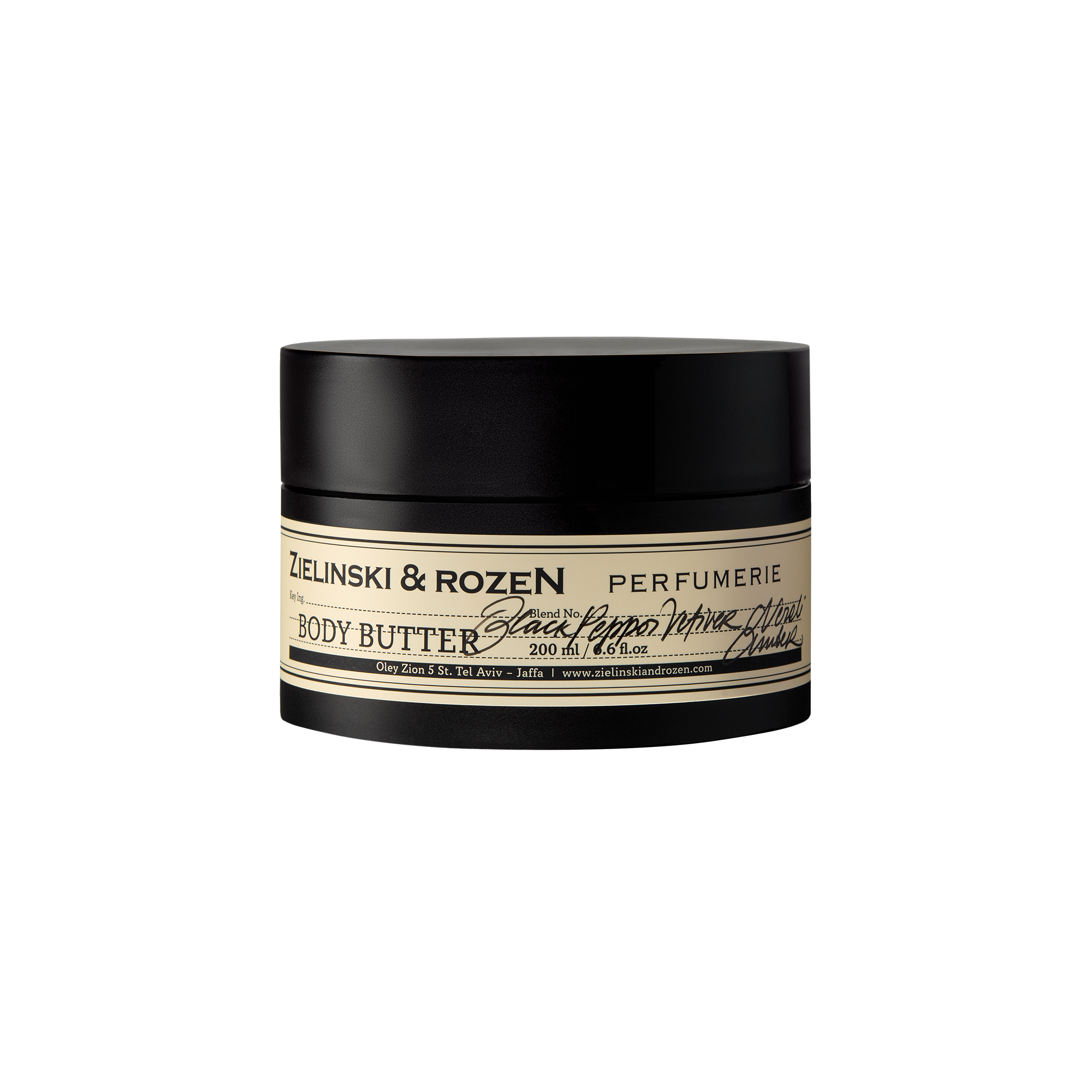 Zielinski & Rozen - Körperbutter - Black Pepper, Vetiver, Neroli, Amber