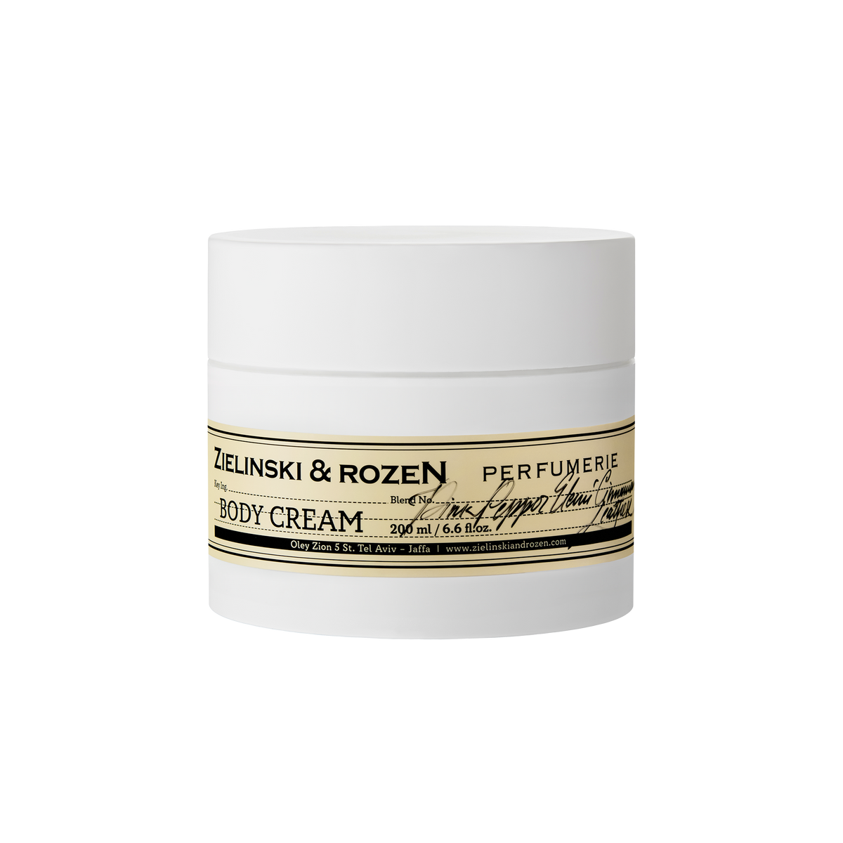 Zielinski & Rozen - Körpercreme - Pink Pepper, Elemi, Cinnamon, Leather