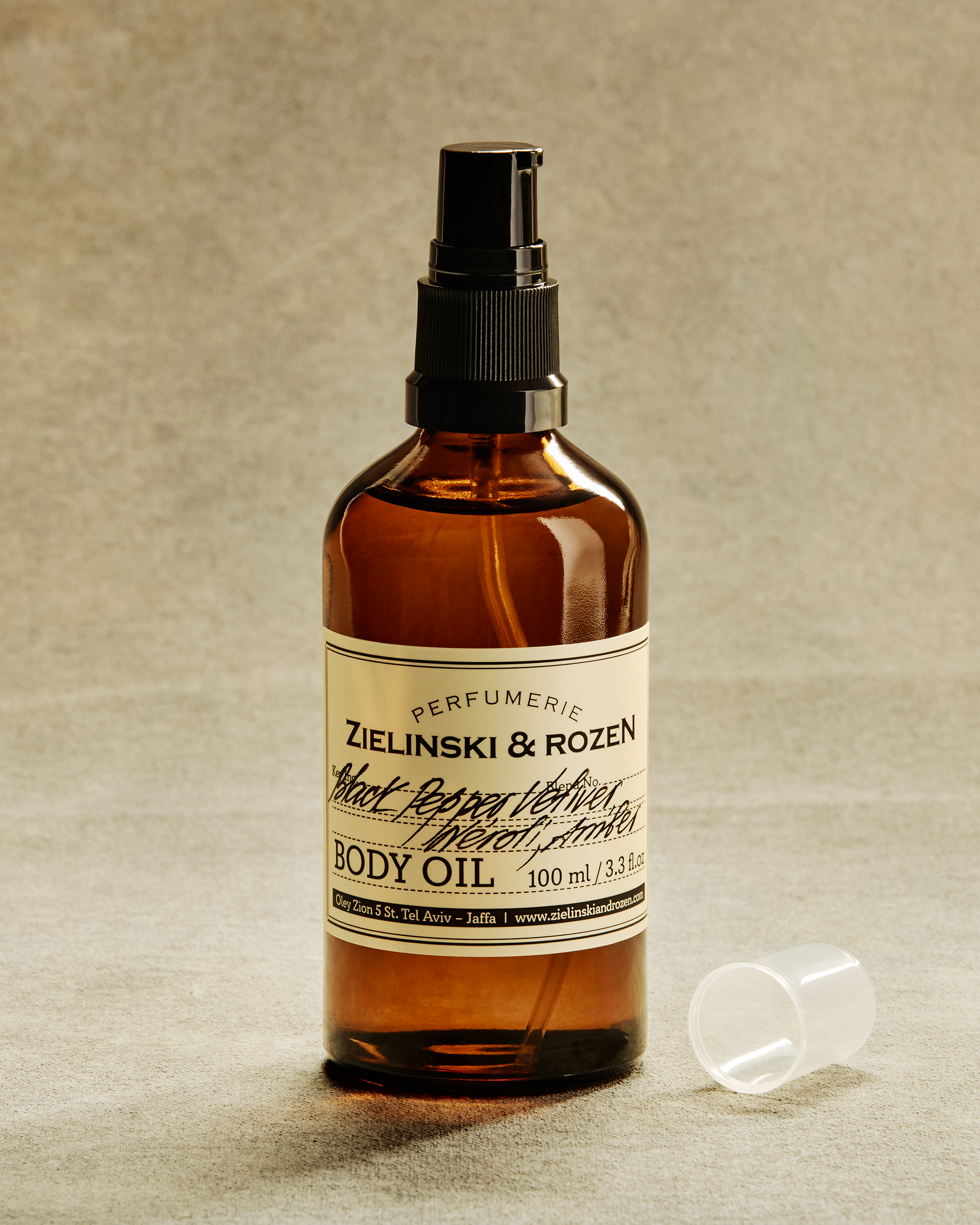 Zielinski & Rozen - Body Oil - Black Pepper, Vetiver, Neroli, Amber