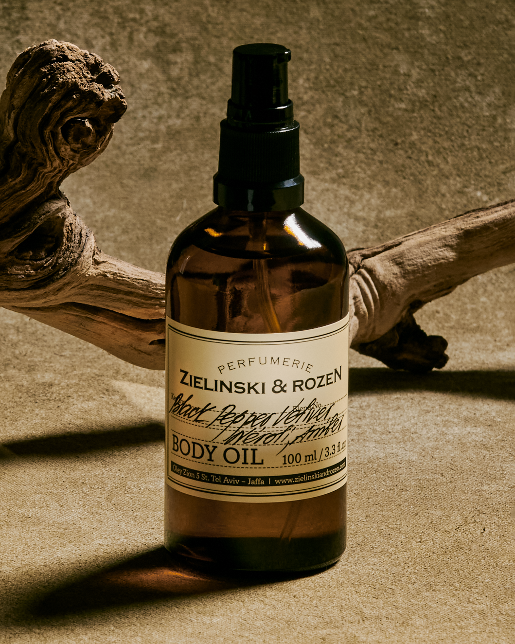 Zielinski & Rozen - Body Oil - Black Pepper, Vetiver, Neroli, Amber