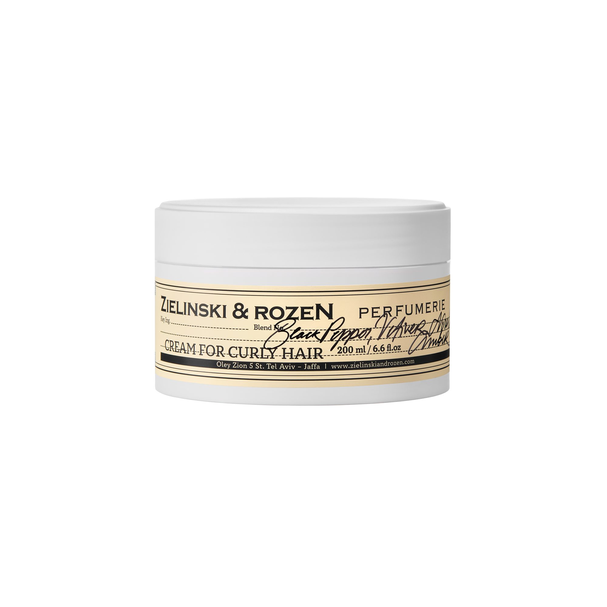 Zielinski & Rozen - Black Pepper, Vetiver, Neroli, Ambe - Cream for curly Hair