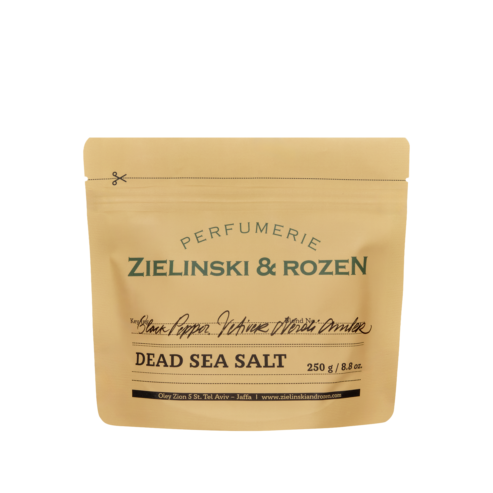 Zielinski & Rozen - Dead Sea Bath Salts - Black Pepper, Vetiver, Neroli, Amber