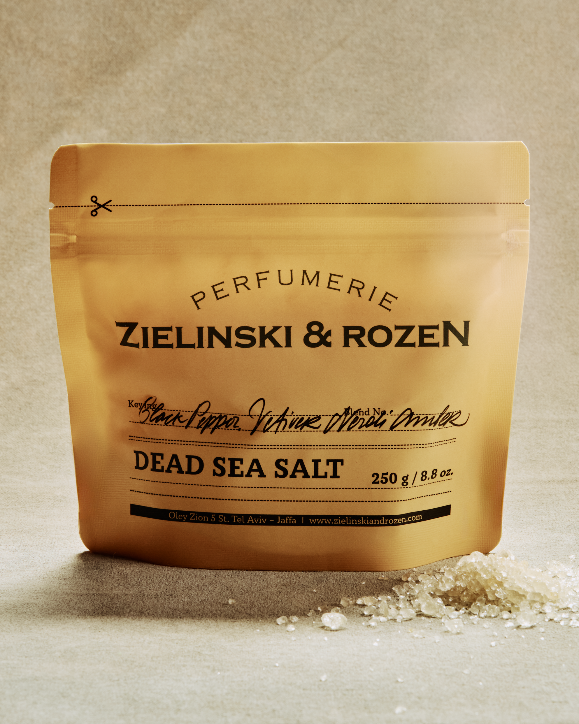 Zielinski & Rozen - Totes Meer Badesalz - Black Pepper, Vetiver, Neroli, Amber