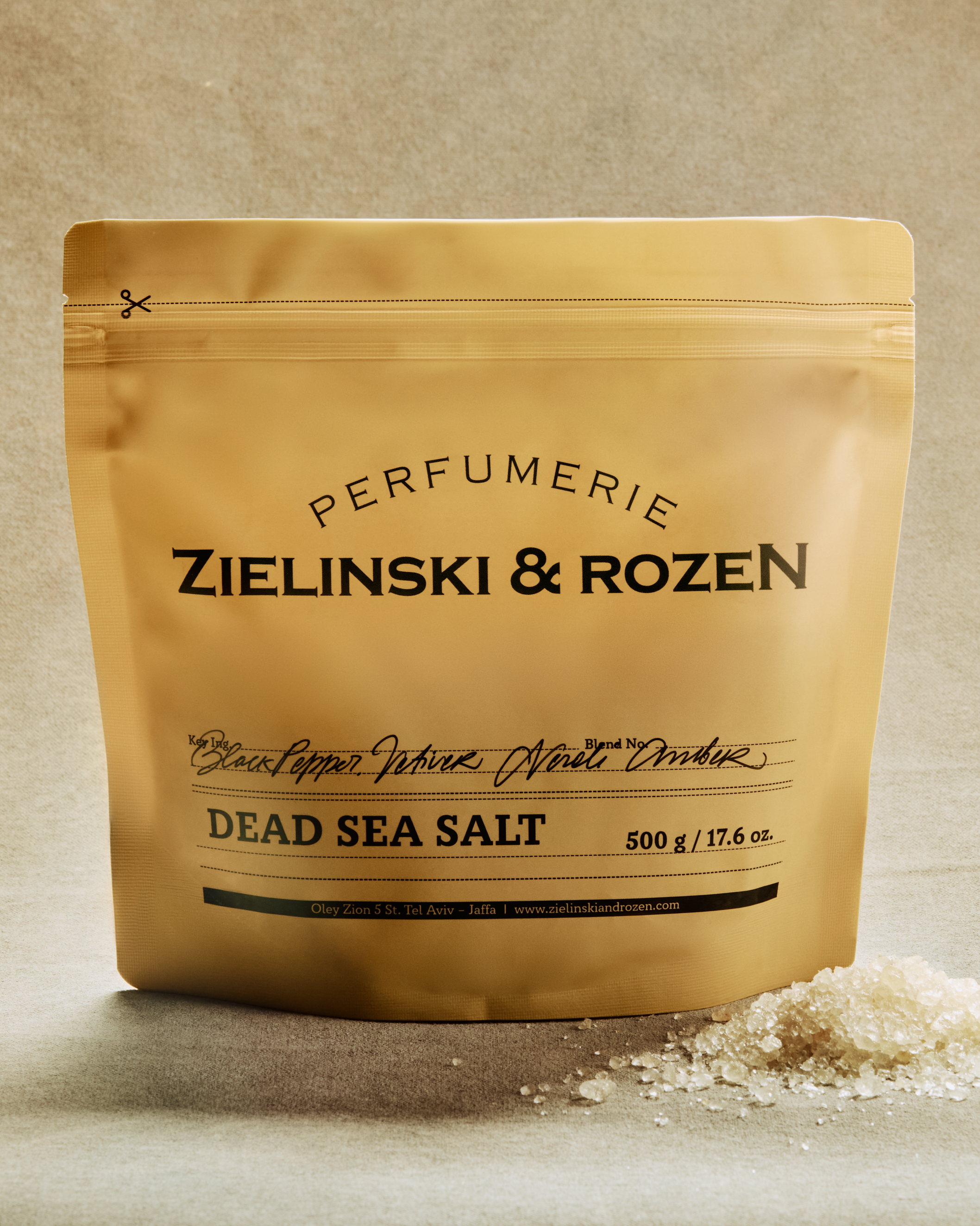 Zielinski & Rozen - Totes Meer Badesalz Black Pepper, Vetiver, Neroli, Amber