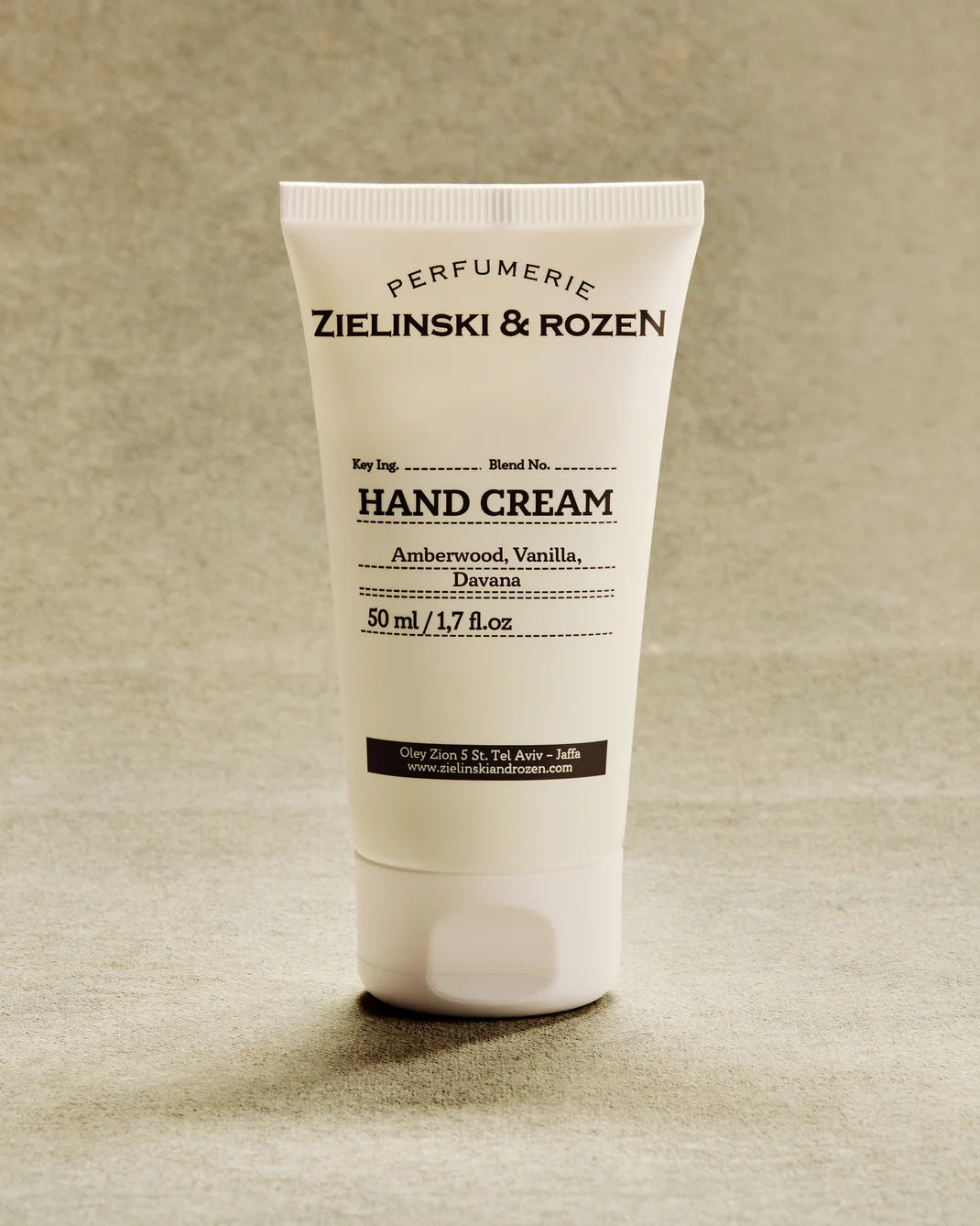 Zielinski & Rozen - Hand Cream - Black Vetiver, Amber