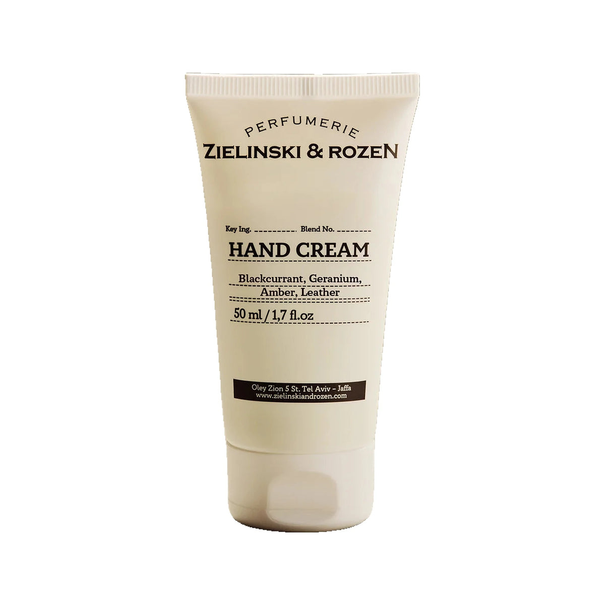Zielinski & Rozen - Handcreme - Blackcurrant, Geranium, Amber, Leather - 50 ml