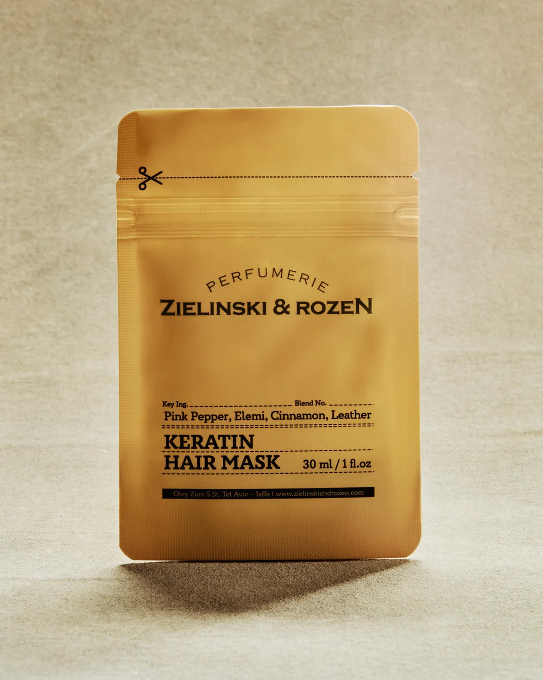 Zielinski & Rozen - Haarmaske Keratin - Pink Pepper, Elemi, Cinnamon, Leather