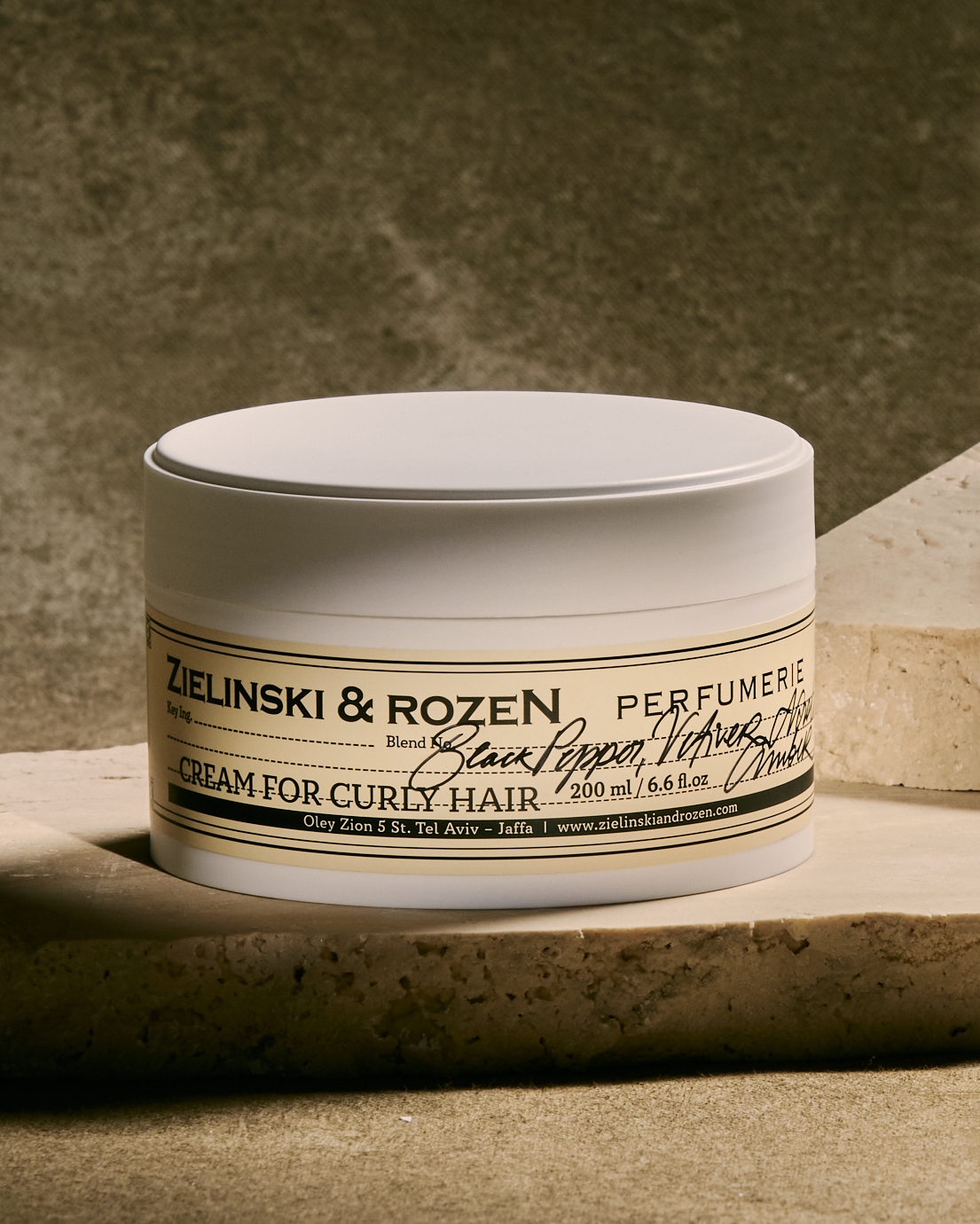 Zielinski & Rozen - Black Pepper, Vetiver, Neroli, Ambe - Cream for curly Hair