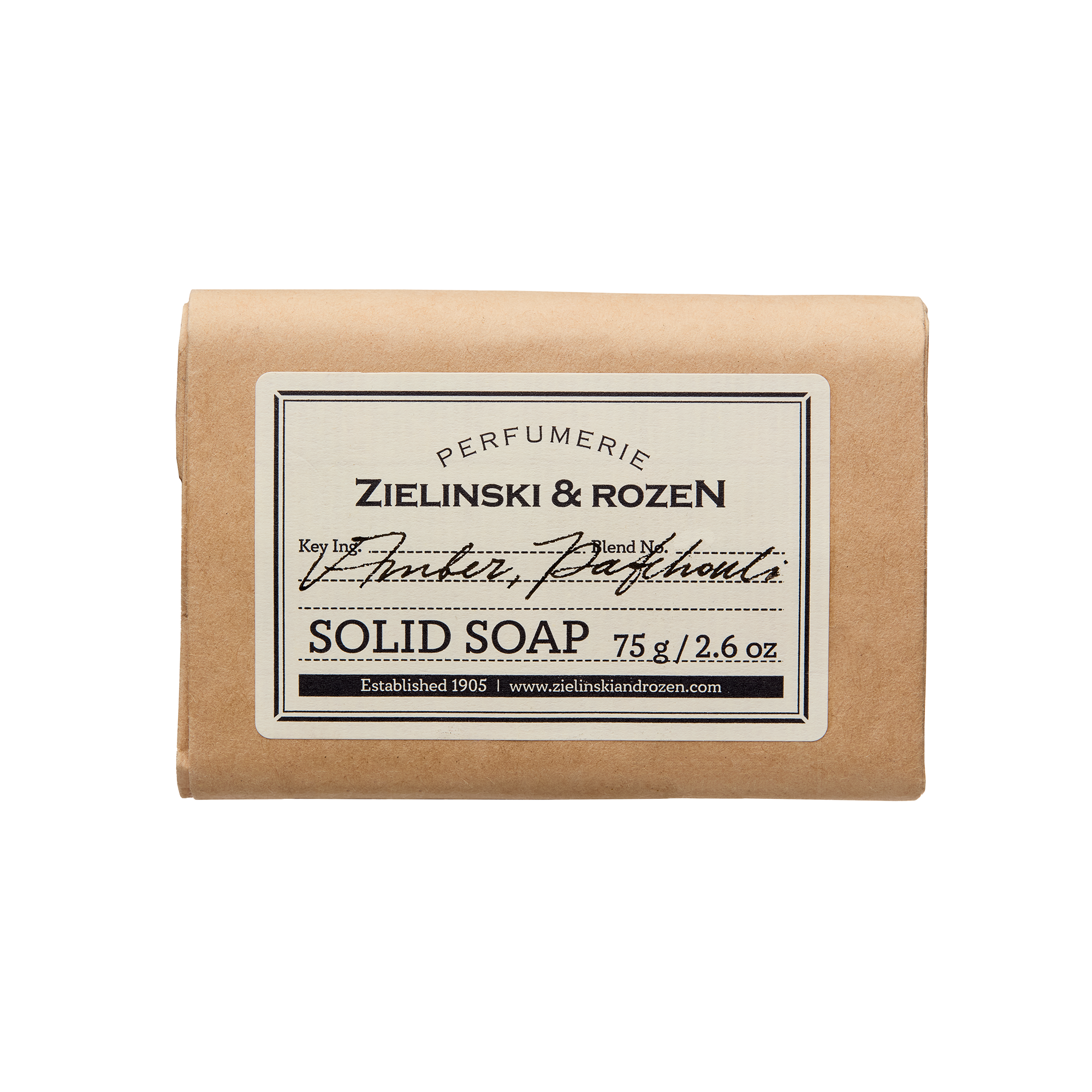 Zielinski & Rozen - Soap - Amber, Patchouli