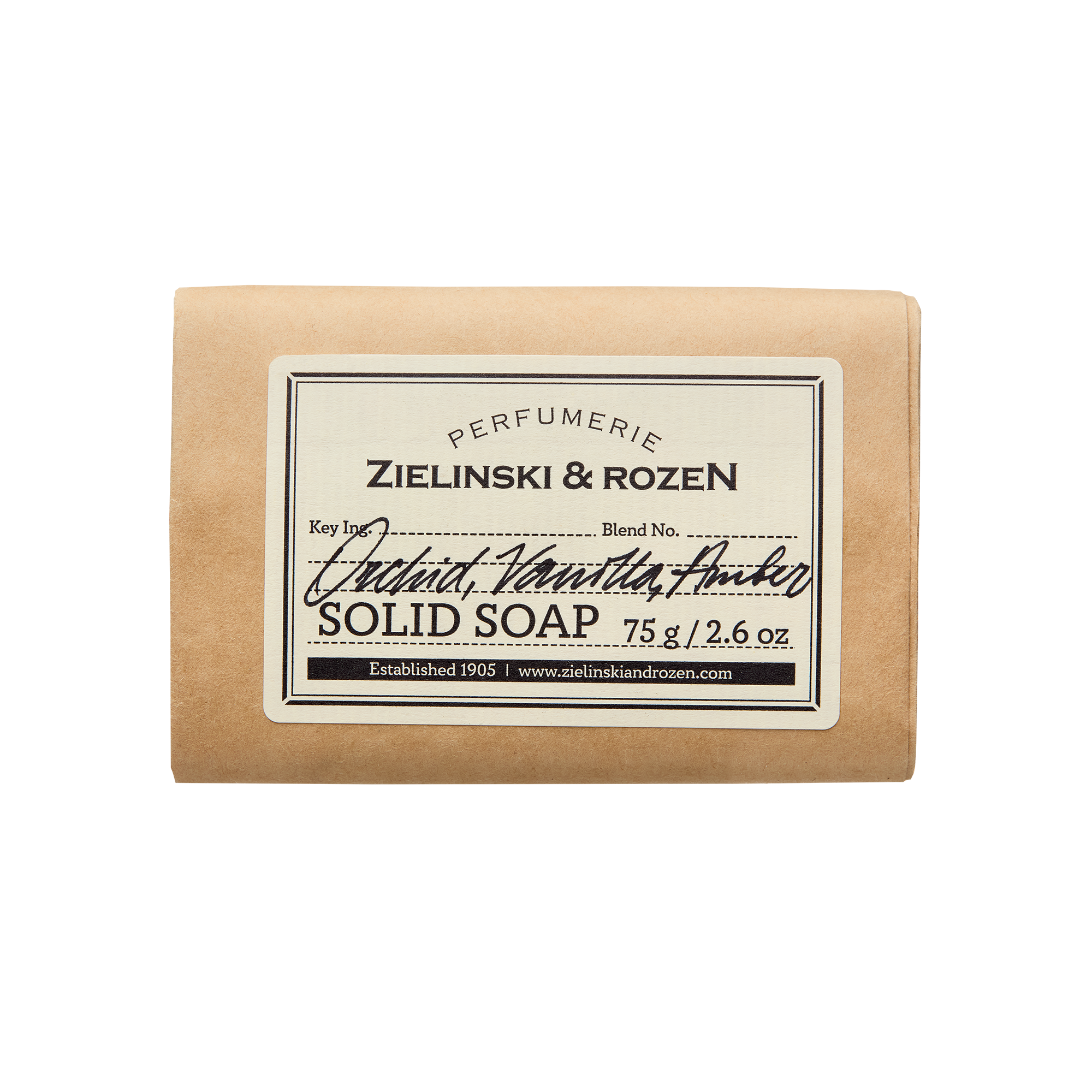 Zielinski & Rozen - Soap - Orchid, Vanilla, Amber