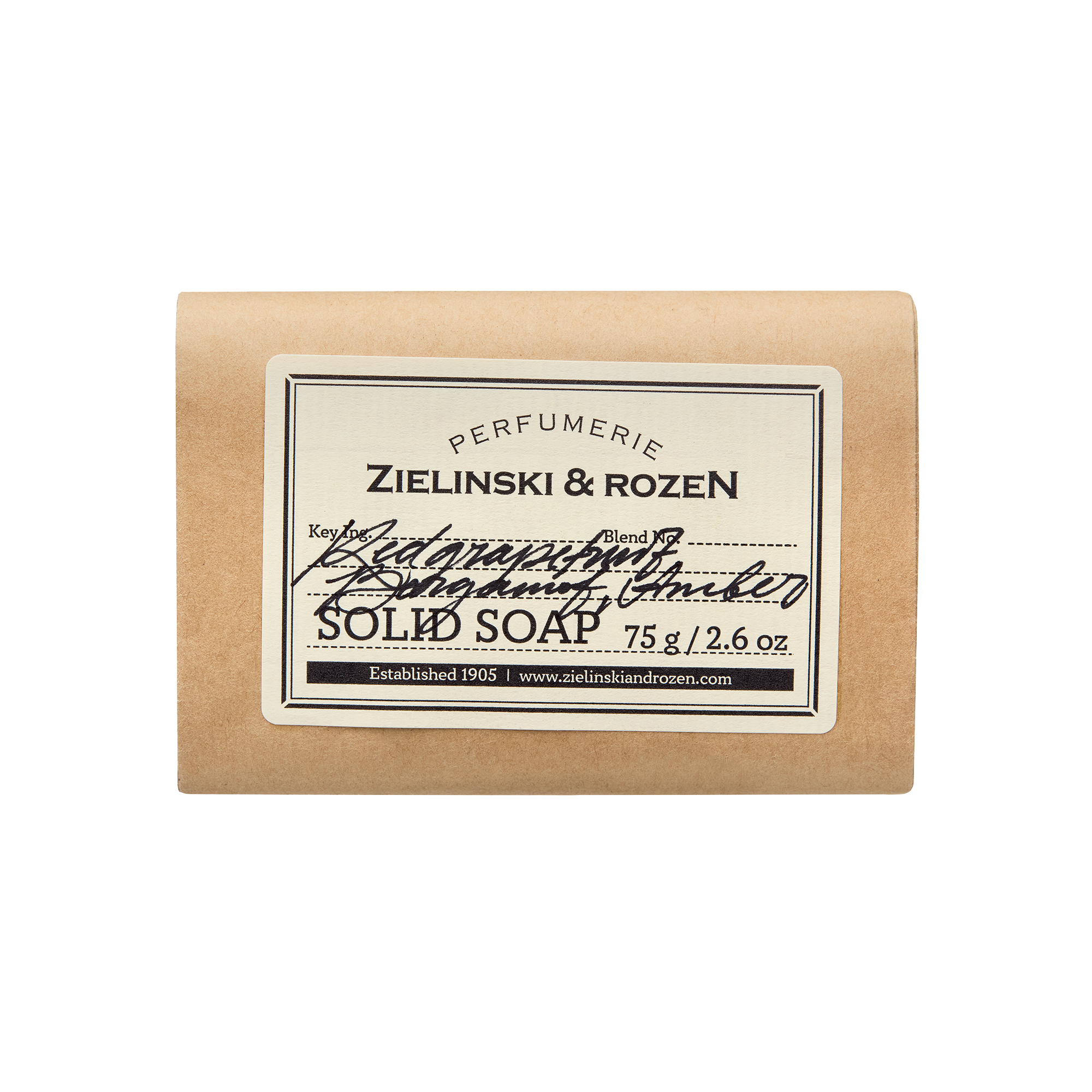 Zielinski & Rozen - Seife - Red grapefruit, Bergamot, Amber