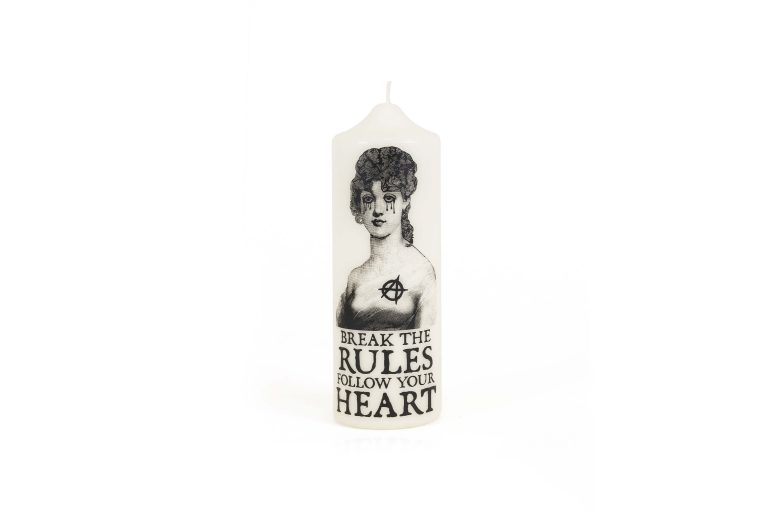 BREAK THE RULES CANDLE 