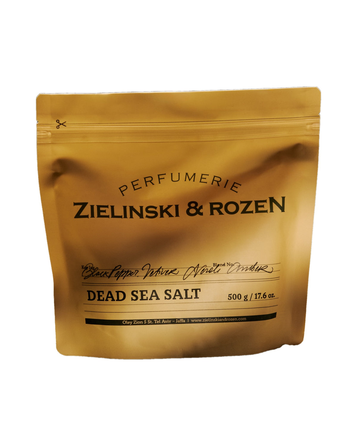 Zielinski & Rozen - Totes Meer Badesalz Black Pepper, Vetiver, Neroli, Amber