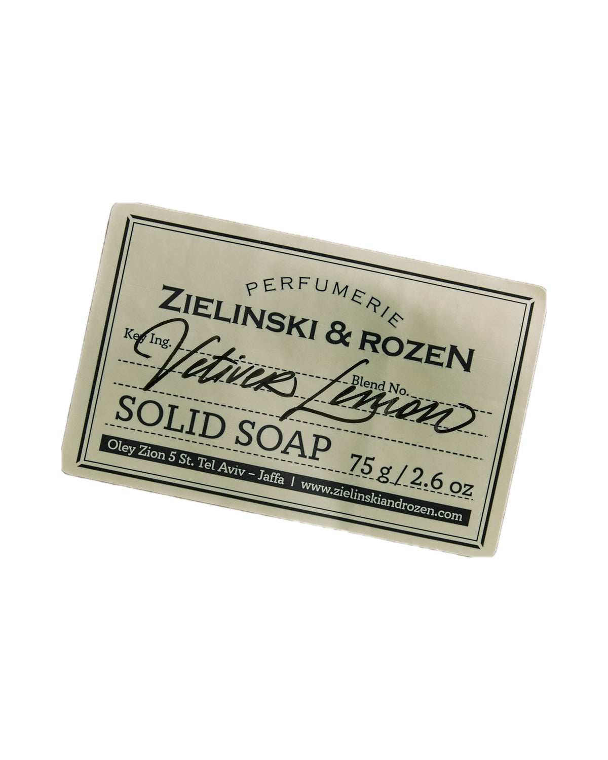 Zielinski & Rozen - Seife - Vetiver, Lemon, 75 g